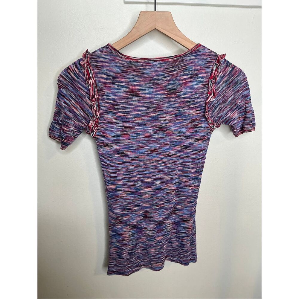 Maje Knit Ruffle Top - Picture 3 of 6